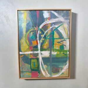 Original Susie Callahan Abstract Painting “Everything at Once” 18x24 Charleston